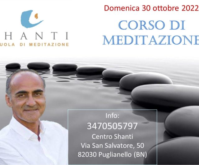 RIPRENDONO I CORSI DI MEDITAZIONE